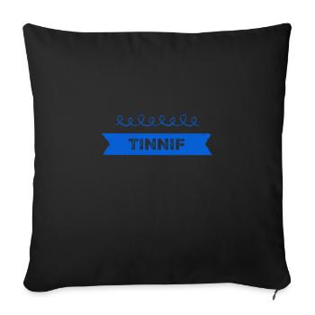 so ein Tinnif - Sofakissenbezug 45 x 45 cm - Schwarz - Vorne