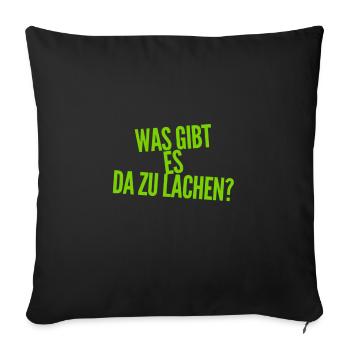 das ist nicht komisch - Sofakissenbezug 45 x 45 cm - Schwarz - Vorne