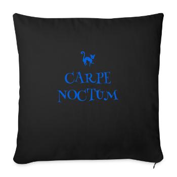 Utilisateur de la soirée - Housse de coussin décorative 45 x 45 cm - noir - Devant