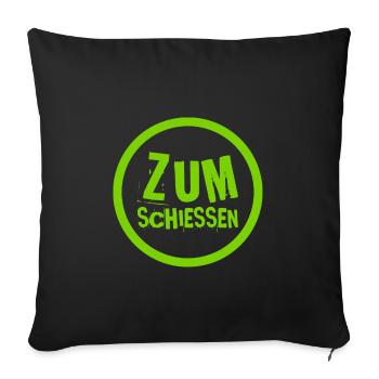 That's weird - Sofa pillowcase 17,3'' x 17,3'' (45 x 45 cm) - black - Front