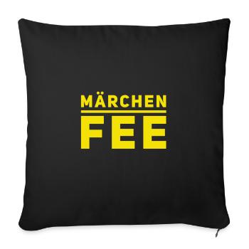Un conte de fées - Housse de coussin décorative 45 x 45 cm - noir - Devant