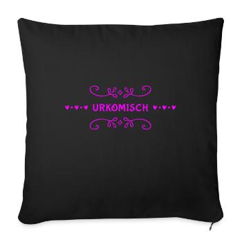 That's weird - Sofa pillowcase 17,3'' x 17,3'' (45 x 45 cm) - black - Front