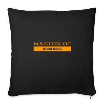Je contrôle le chaos - Housse de coussin décorative 45 x 45 cm - noir - Devant