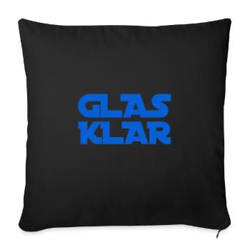 That's right - Sofa pillowcase 17,3'' x 17,3'' (45 x 45 cm) - black - Front