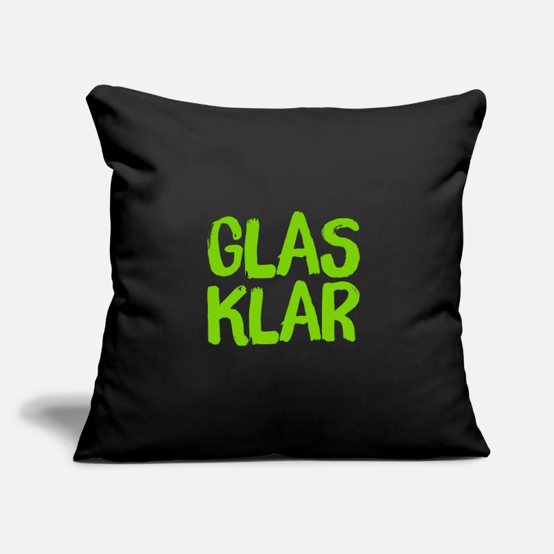 C’est tellement clair Housse de coussin décorative 45 x 45 cm
