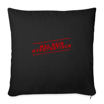 hypothetical - Sofa pillowcase 17,3'' x 17,3'' (45 x 45 cm) - black - Front