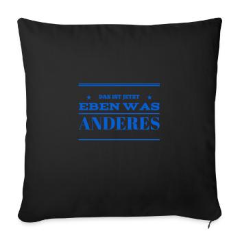 Things are changing - Sofa pillowcase 17,3'' x 17,3'' (45 x 45 cm) - black - Front