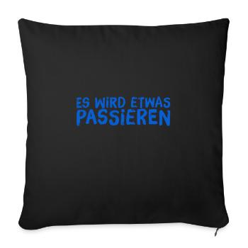 Je connais l’avenir - Housse de coussin décorative 45 x 45 cm - noir - Devant