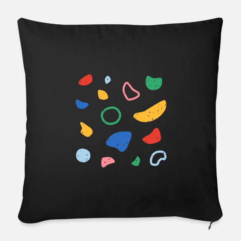 Kletterwand Big Holds - Sofakissenbezug 45 x 45 cm - Schwarz