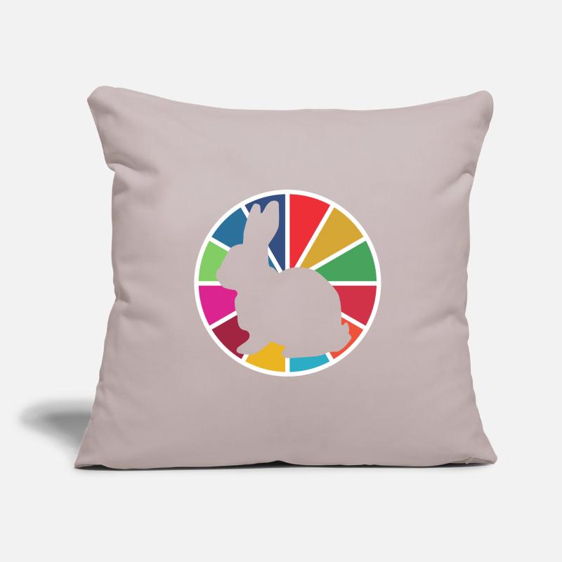 Easter Bunny | Colors, Easter, Easter Egg, Easter Sofa pillowcase 17,3'' x 17,3'' (45 x 45 cm)