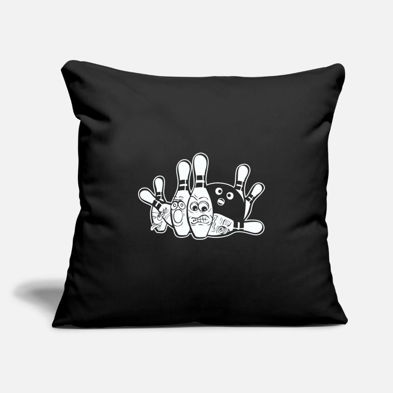 Bowling et cadeau de bowling Housse de coussin décorative 45 x 45 cm