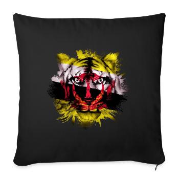 Brunei - Housse de coussin décorative 45 x 45 cm - noir - Devant