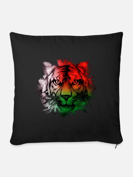 Madagaskar - Sofakissenbezug 45 x 45 cm - Schwarz
