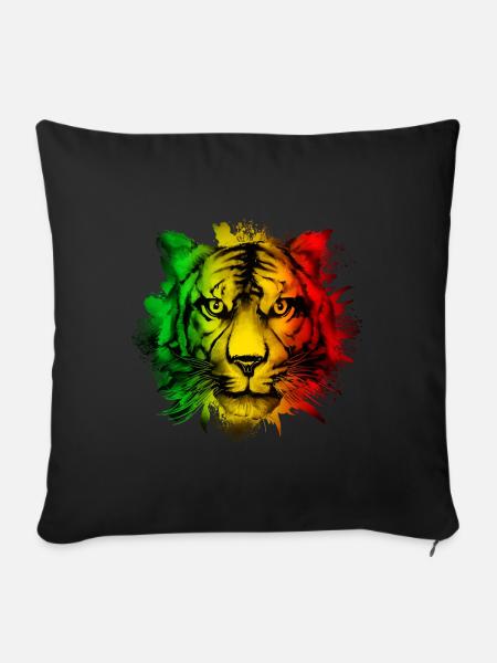 Mali - Sofakissenbezug 45 x 45 cm - Schwarz