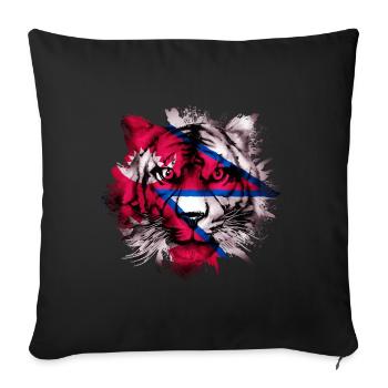 Nepal - Sofakissenbezug 45 x 45 cm - Schwarz - Vorne