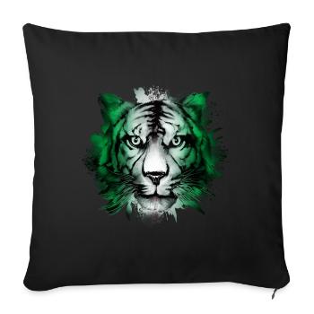 Nigéria - Housse de coussin décorative 45 x 45 cm - noir - Devant