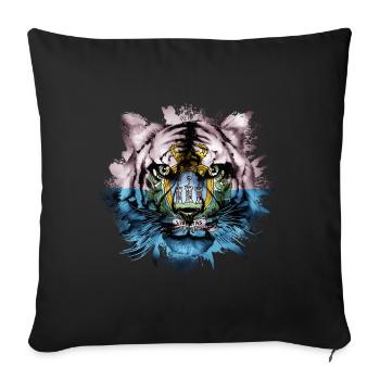 San Marino - Sofa pillowcase 17,3'' x 17,3'' (45 x 45 cm) - black - Front