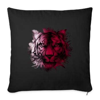 Qatar - Sofa pillowcase 17,3'' x 17,3'' (45 x 45 cm) - black - Front
