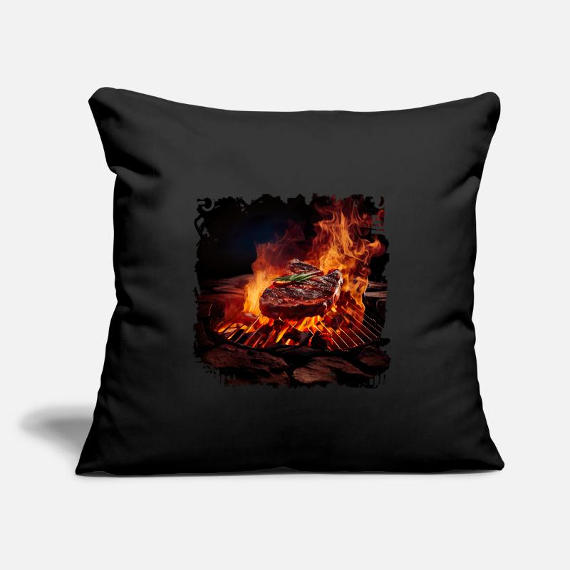 La viande est une source de protéines de haute qualité Housse de coussin décorative 45 x 45 cm