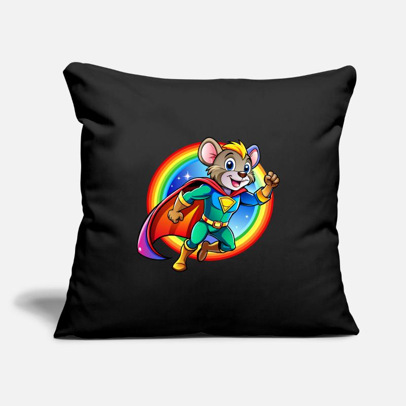 Superhero Mouse Sofa pillowcase 17,3'' x 17,3'' (45 x 45 cm)