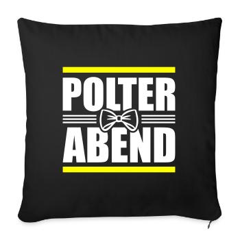 Bachelor party bachelor party - Sofa pillowcase 17,3'' x 17,3'' (45 x 45 cm) - black - Front