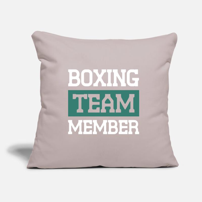 Équipe de boxe Housse de coussin décorative 45 x 45 cm