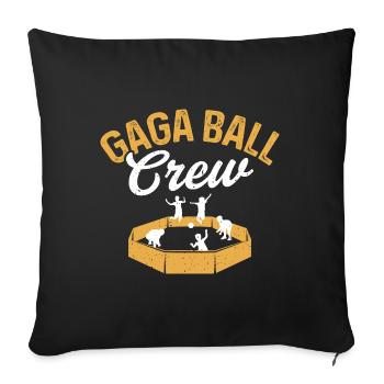 Gaga Ball Crew Hexagon Pit Team - Sofakissenbezug 45 x 45 cm - Schwarz - Vorne