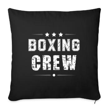 Équipe de boxe - Housse de coussin décorative 45 x 45 cm - noir - Devant