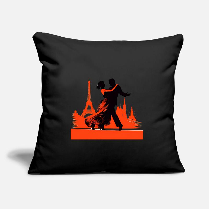 Tango is a popular dance Sofa pillowcase 17,3'' x 17,3'' (45 x 45 cm)