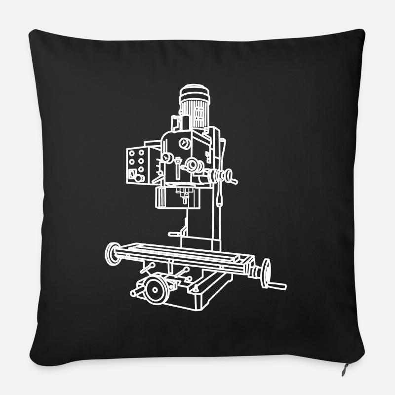 mechanic - Sofa pillowcase 17,3'' x 17,3'' (45 x 45 cm) - black