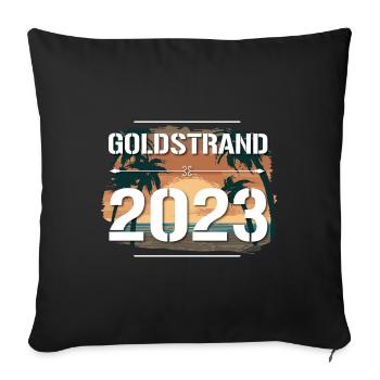 Golden Sands 2023 - Sofa pillowcase 17,3'' x 17,3'' (45 x 45 cm) - black - Front