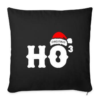 HoHoHo Christmas - Sofa pillowcase 17,3'' x 17,3'' (45 x 45 cm) - black - Front