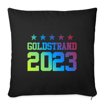 Golden Sands 2023 - Sofa pillowcase 17,3'' x 17,3'' (45 x 45 cm) - black - Front