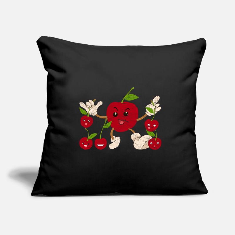 Cherry Lover Fruit Gift Funny Cherry Sofa pillowcase 17,3'' x 17,3'' (45 x 45 cm)