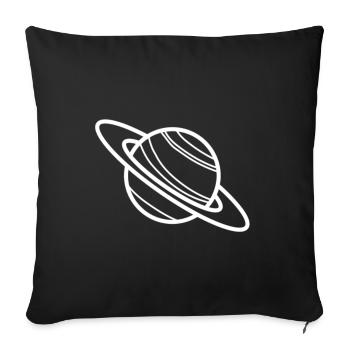 Jupiter | Espace, Jeu, Bande Dessinée, OVNI, Cinéma - Housse de coussin décorative 45 x 45 cm - noir - Devant