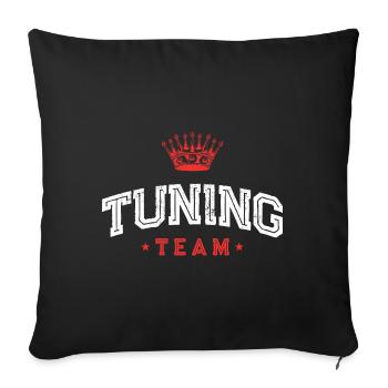 Équipe de tuning - Housse de coussin décorative 45 x 45 cm - noir - Devant