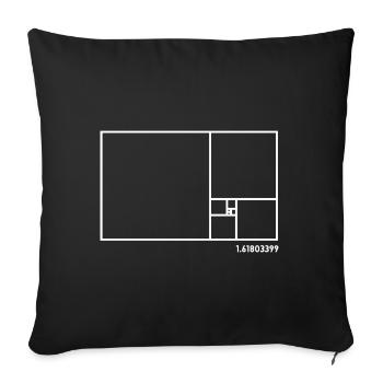 architect - Sofa pillowcase 17,3'' x 17,3'' (45 x 45 cm) - black - Front
