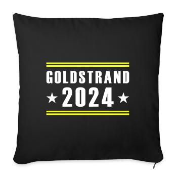 Golden Sands 2024 - Sofa pillowcase 17,3'' x 17,3'' (45 x 45 cm) - black - Front