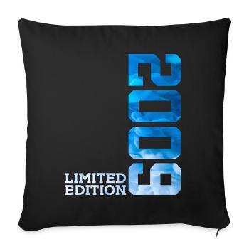 17E ANNIVERSAIRE ÉDITION LIMITÉE 2009 - Housse de coussin décorative 45 x 45 cm - noir - Devant