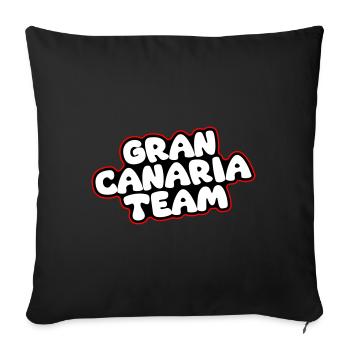 Gran Canaria Team - Sofa pillowcase 17,3'' x 17,3'' (45 x 45 cm) - black - Front