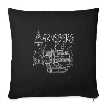 Arnsberg - My City - - Home - Sofa pillowcase 17,3'' x 17,3'' (45 x 45 cm) - black - Front