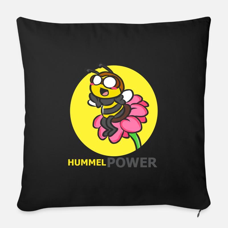 HUMMEL - Sofakissenbezug 45 x 45 cm - Schwarz