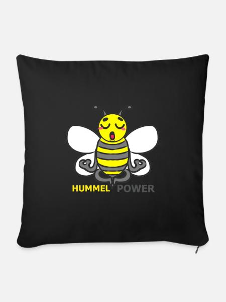 HUMMEL - Sofakissenbezug 45 x 45 cm - Schwarz