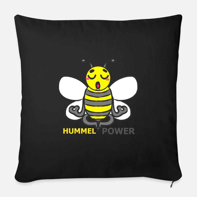 HUMMEL - Sofakissenbezug 45 x 45 cm - Schwarz