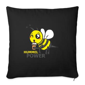 HUMMEL - Sofakissenbezug 45 x 45 cm - Schwarz - Vorne