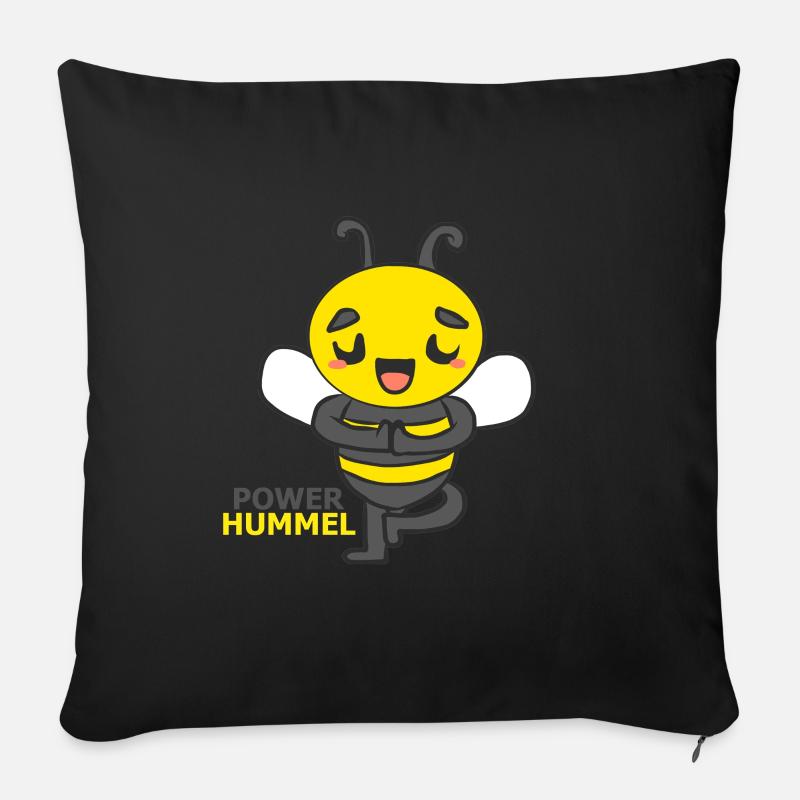HUMMEL - Sofakissenbezug 45 x 45 cm - Schwarz