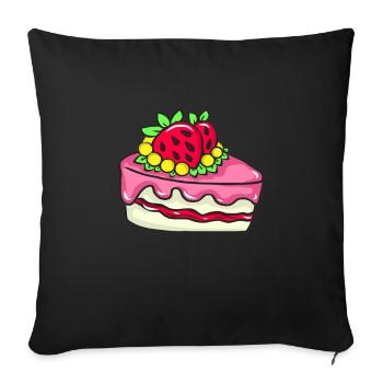 CONFISEUR - Housse de coussin décorative 45 x 45 cm - noir - Devant