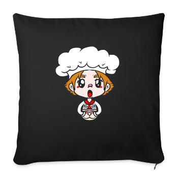 CONFISEUR - Housse de coussin décorative 45 x 45 cm - noir - Devant