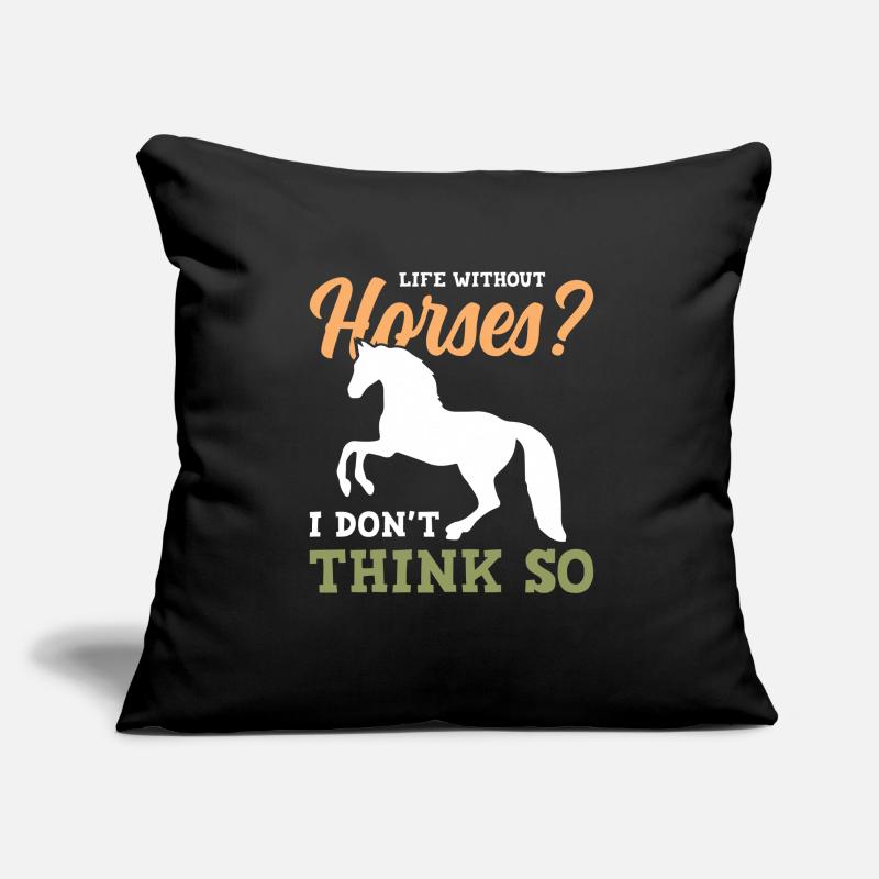 chevaux de cheval Housse de coussin décorative 45 x 45 cm