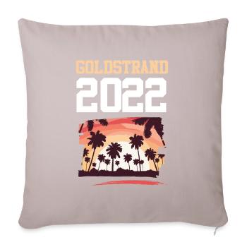 Golden Sands 2022 - Sofa pillowcase 17,3'' x 17,3'' (45 x 45 cm) - light taupe - Front